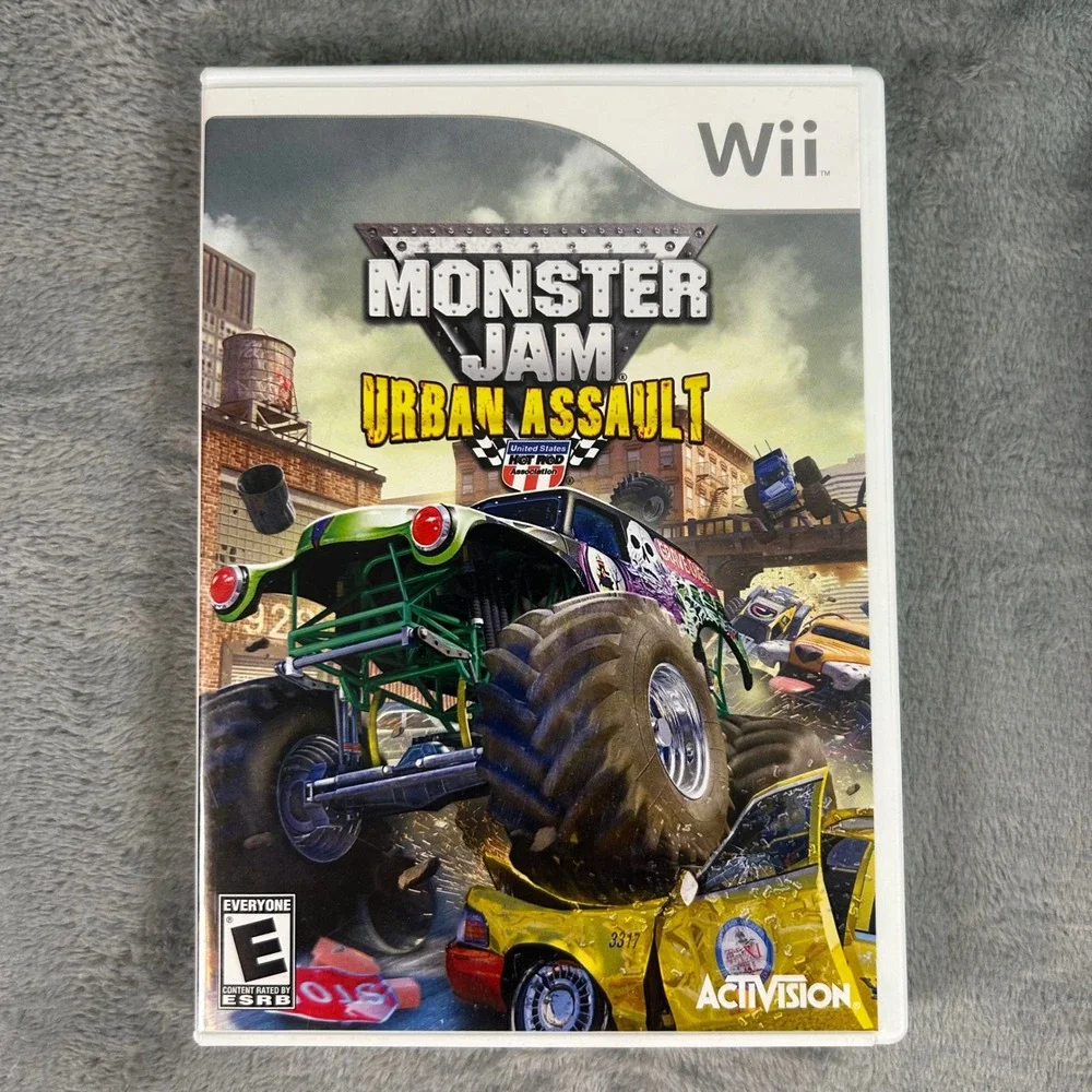 Nintendo Wii Games Monster Jam Urban Assault & Active Life Outdoor Challenge